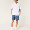 Linnenmix pull-on short