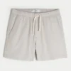 Linnenmix short tot halverwege het bovenbeen Linnenmix short tot halverwege het bovenbeen