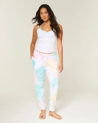 Logo Graphic Wash Effect Terry Joggingbroek