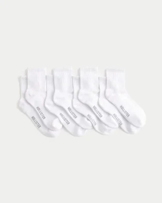 Logo Quarter-Crew sokken 4-pack