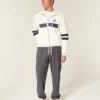 Losse broek van linnenmix