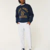 Losse broek van linnenmix