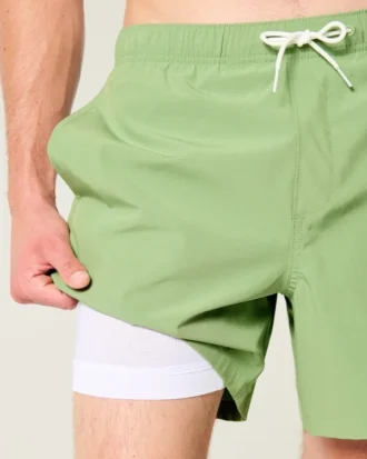 Malibu Beach Graphic Mid-Thigh Volley zwembroek