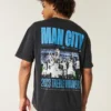 Manchester City T-shirt met opdruk Manchester City T-shirt met opdruk