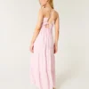 Maxi-jurk met open rug