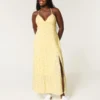 Maxi-jurk met open rug Maxi-jurk met open rug