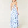 Maxi-jurk met open rug