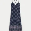 Maxi-jurk met open rug