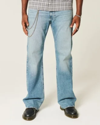 Medium wash relaxed bootcut jeans Medium wash relaxed bootcut jeans