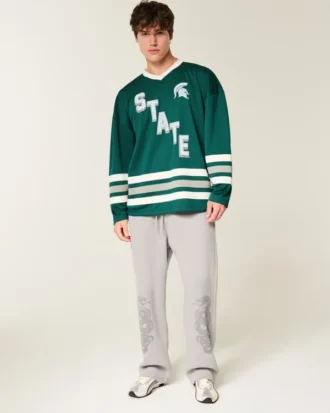 Michigan State University Spartans grafisch hockey shirt