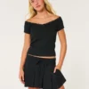 Mid-Rise Pleated Mini Skort Mid-Rise Pleated Mini Skort