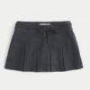 Mid-Rise Pleated Mini Skort Mid-Rise Pleated Mini Skort