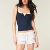 Mini fleece short met nummerprint Mini fleece short met nummerprint