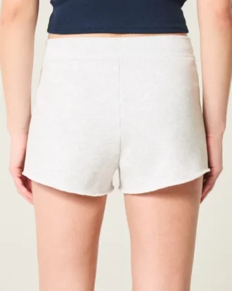 Mini fleece short met nummerprint