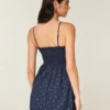 Mini-jurk met knopen