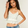 Mini-tanktop met franjes