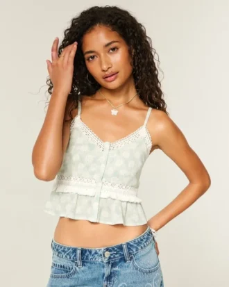 Mini-tanktop met franjes Mini-tanktop met franjes