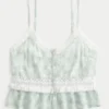 Mini-tanktop met franjes