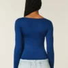 Naadloze stof Scoop Top Naadloze stof Scoop Top