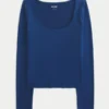 Naadloze stof Scoop Top Naadloze stof Scoop Top