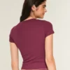Naughty But Nice grafisch baby-T-shirt