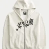 No Fear Graphic Zip-Up Hoodie No Fear Graphic Zip-Up Hoodie