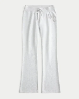 NYC grafische bootcut joggingbroek