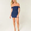 Off-shoulder bodycon jurk van mesh Off-shoulder bodycon jurk van mesh