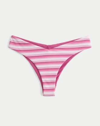 Omkeerbaar V-taille cheeky bikinibroekje