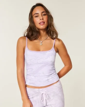 Omkeerbare cami met camouflagepatroon
