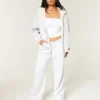 Omkeerbare fleece hoodie met rits en voering van imitatiebont Omkeerbare fleece hoodie met rits en voering van imitatiebont