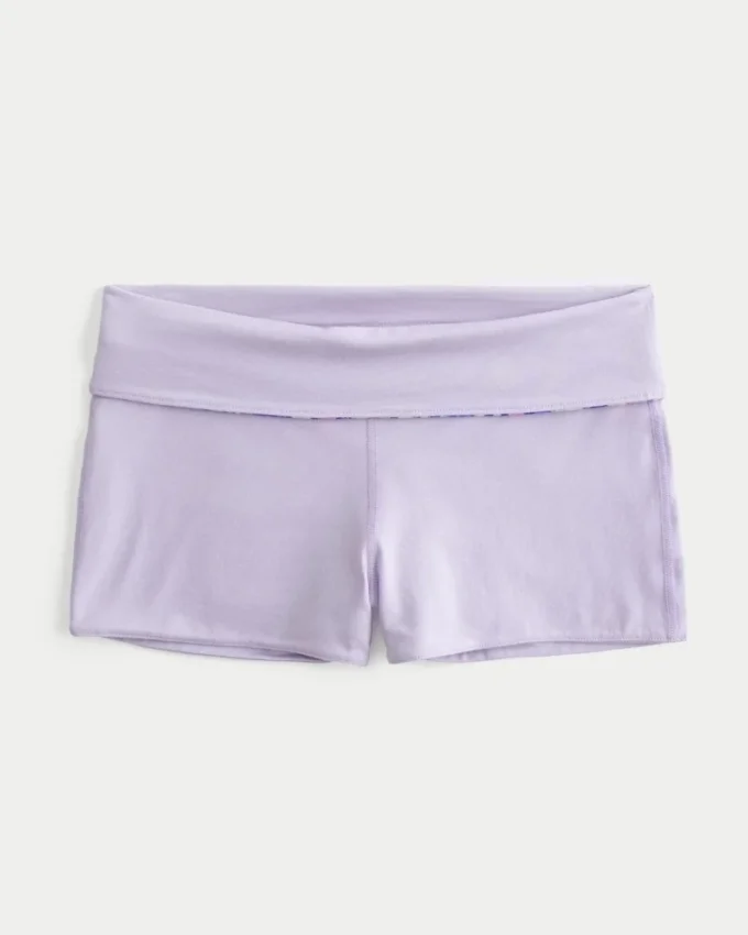 Omkeerbare gebreide korte broek Omkeerbare gebreide korte broek