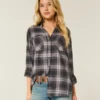 Oversized flanellen shirt