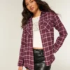 Oversized flanellen shirt