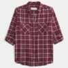 Oversized flanellen shirt