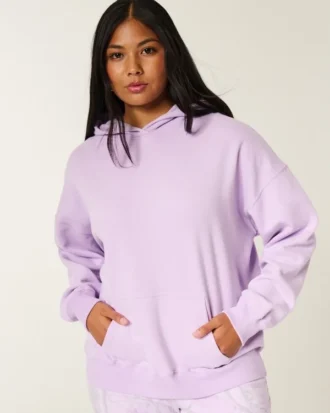 Oversized hoodie met camouflagevoering