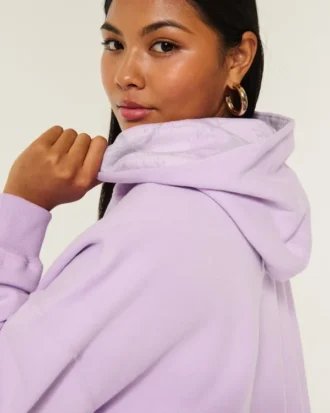 Oversized hoodie met camouflagevoering