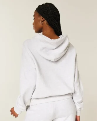 Oversized hoodie met glinsterend logo