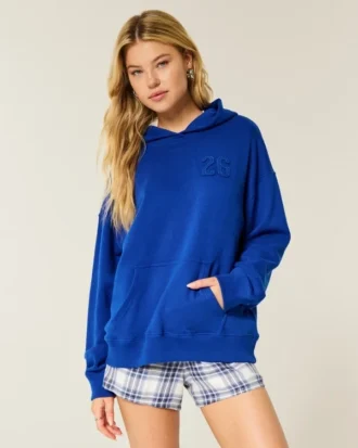 Oversized hoodie met opdruk ‘Class of ’26’