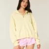 Oversized hoodie met sterrenzeegrafiek en ritssluiting Oversized hoodie met sterrenzeegrafiek en ritssluiting
