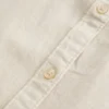 Oversized shirt van linnenmix