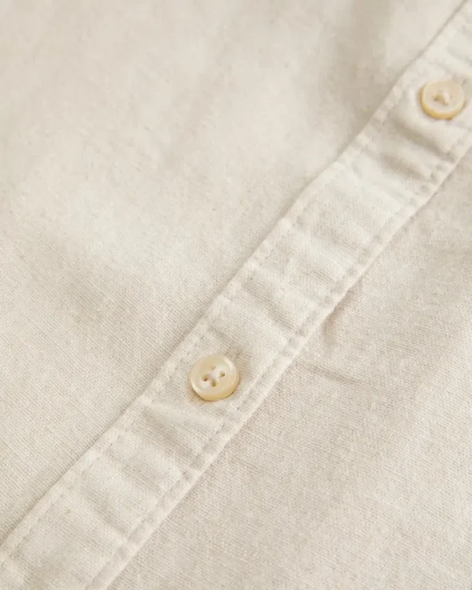 Oversized shirt van linnenmix