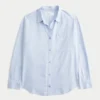 Oversized shirt van linnenmix