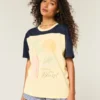 Oversized T-shirt met Braziliaanse print Oversized T-shirt met Braziliaanse print