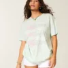Oversized T-shirt met visprint Oversized T-shirt met visprint