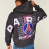 Paris Saint-Germain F.C. Hoodie met grafische print en ritssluiting Paris Saint-Germain F.C. Hoodie met grafische print en ritssluiting