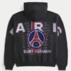 Paris Saint-Germain F.C. Hoodie met grafische print en ritssluiting Paris Saint-Germain F.C. Hoodie met grafische print en ritssluiting