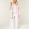 Parka met voering van imitatiebont