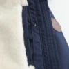 Parka met voering van imitatiebont