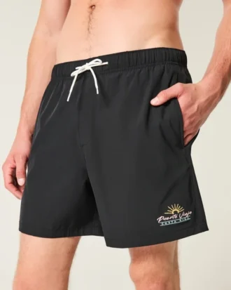 Puerto Viejo Graphic Mid-Thigh Volley zwembroek